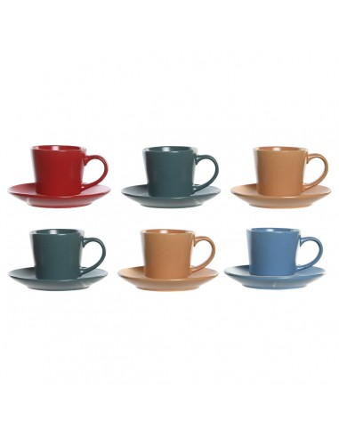 Lot de tasses avec soucoupes DKD Home...