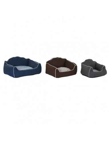 Pet bed DKD Home Decor Blue Brown...