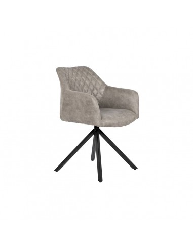 Chaise DKD Home Decor Noir Gris Métal...