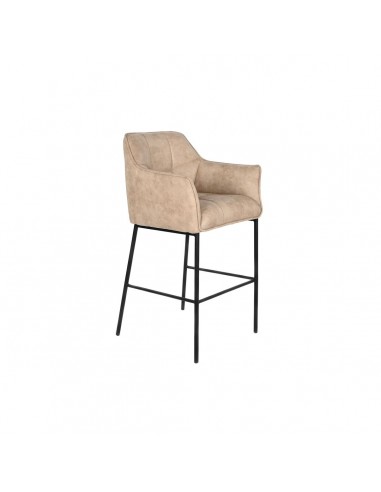 Tabouret DKD Home Decor Noir Beige...