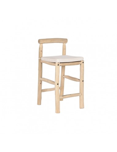 Stool DKD Home Decor Natural Teak 50...