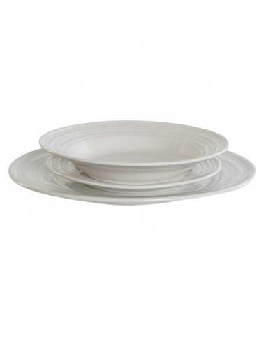 Set de Vajilla DKD Home Decor Blanco...