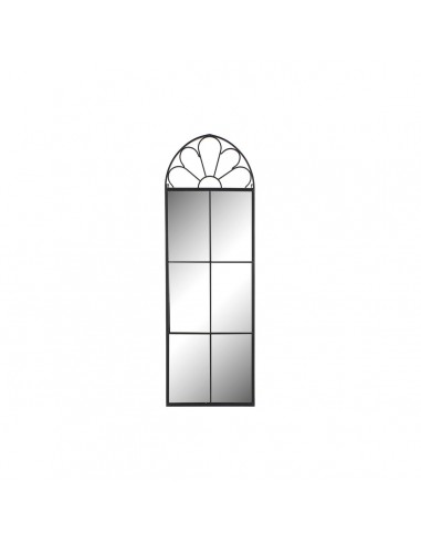 Miroir mural DKD Home Decor Noir Fer...