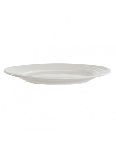 Assiette plate DKD Home Decor Blanc...