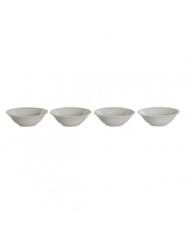 Set di Ciotole DKD Home Decor Bianco...