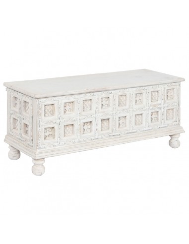 Forziere Home ESPRIT Bianco Legno di...