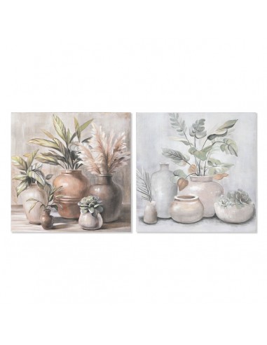 Cadre Home ESPRIT Vase Cottage 80 x...