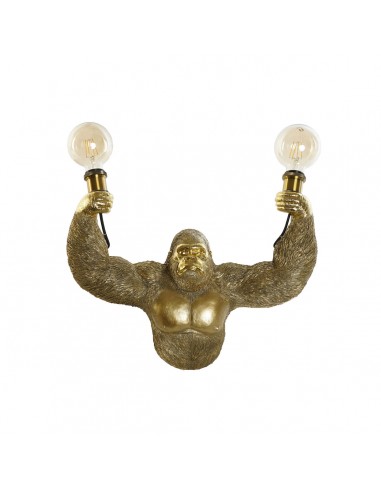 Wall Light Home ESPRIT Golden Resin...