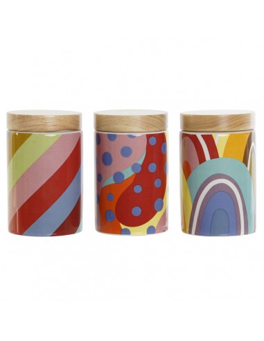 Barattolo DKD Home Decor Multicolore...