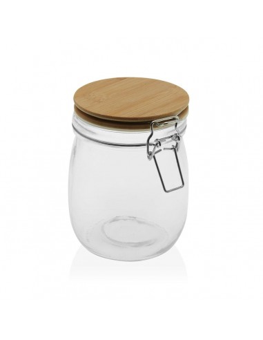 Glass Jar Versa 750 ml Crystal Bamboo...