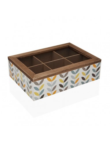 Teebox Versa Erin Holz 17 x 7 x 24 cm