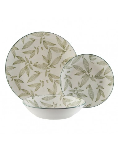 Dinnerware Set Versa Olive Porcelain