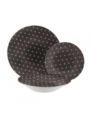 Dinnerware Set Versa Black Stars...