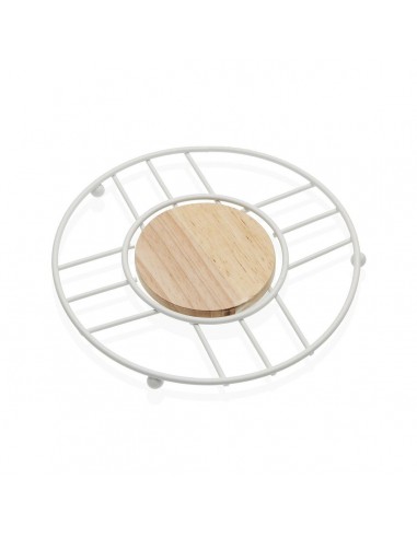 Table Mat Versa White Wood Rubber...