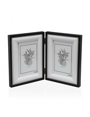 Photo frame Versa Black MDF Wood 1,8...