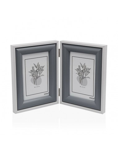 Photo frame Versa Grey MDF Wood 1,8 x...