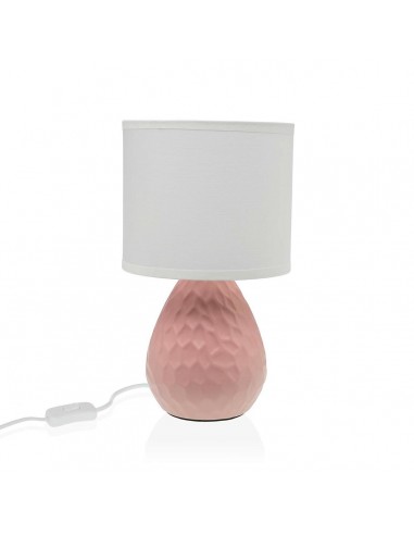 Bureaulamp Versa Roze Wit Keramisch...