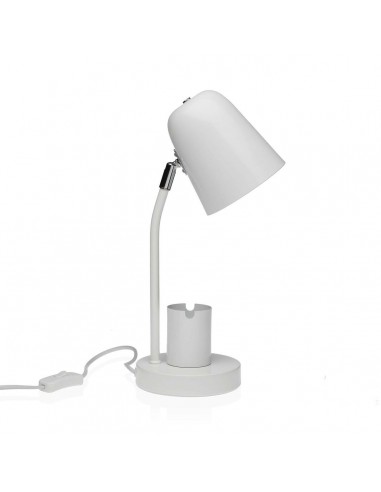 Lampe de bureau Versa Blanc Métal 18...