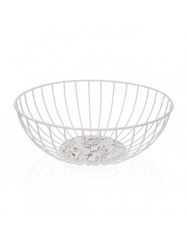 Fruit Bowl Versa Balbec White Metal...