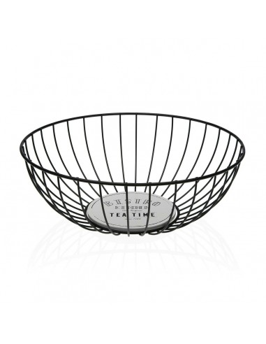 Fruit Bowl Versa Bistro Black Metal...