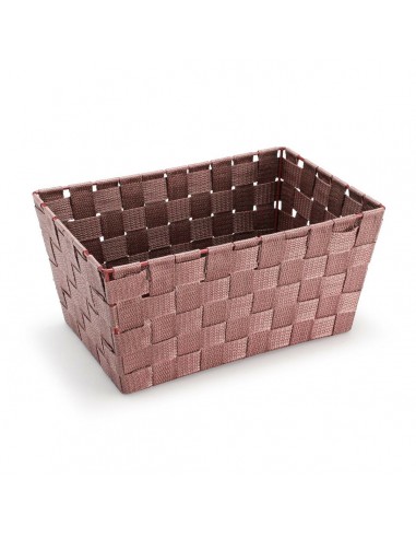 Basket Versa Pink Textile 20 x 15 x...