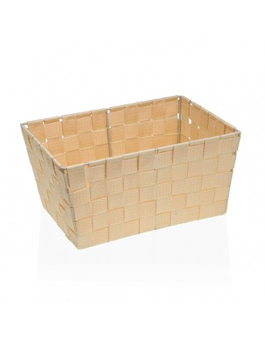 Basket Versa Beige Textile 20 x 15 x...