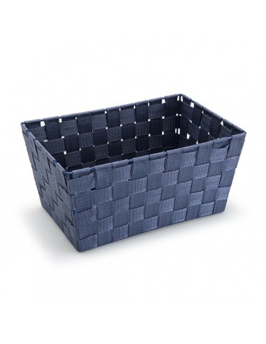 Basket Versa Blue Textile 20 x 15 x...