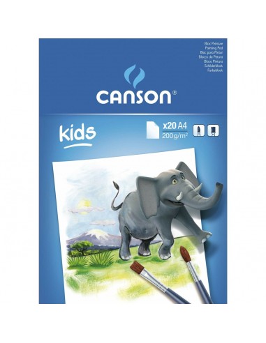 Notepad Canson White Multicolour...