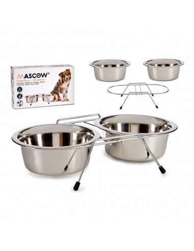 Pet feeding dish Double Stainless...