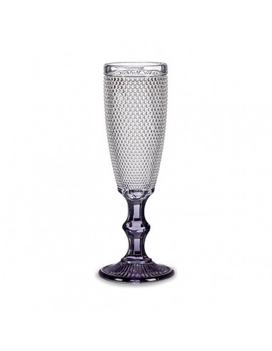 Coupe de champagne Gris Points verre...