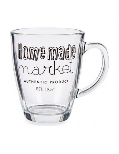 Mug Market Transparent Glass (320 ml)...