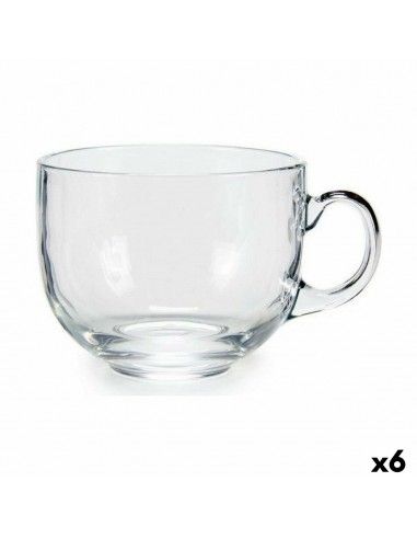 Tasse Transparent verre (470 ml) (6...