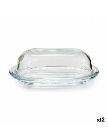 Butterschale Glas (13 x 7 x 19,7 cm)...