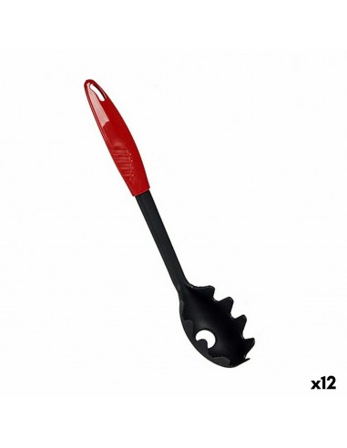 Pasta Spoon Plastic Red Black (5,5 x...