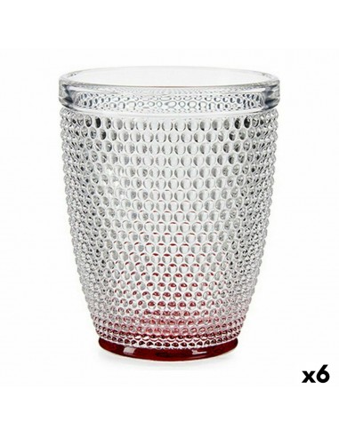 Verre Rouge Points Transparent verre...