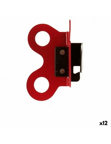 Tin opener Red Black Steel (5 x 6,7 x...