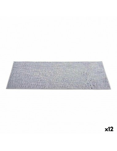 Table Mat Silver Plastic (45 x 0,01 x...