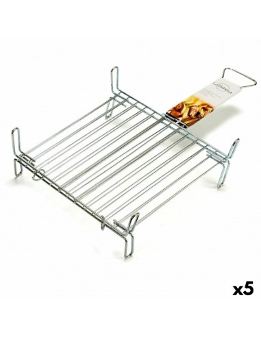 Grill Double 35 x 35 cm Acier zingué...