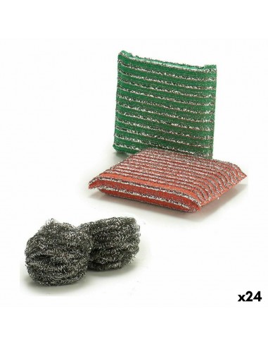 Set of scourers metal (24 Units)