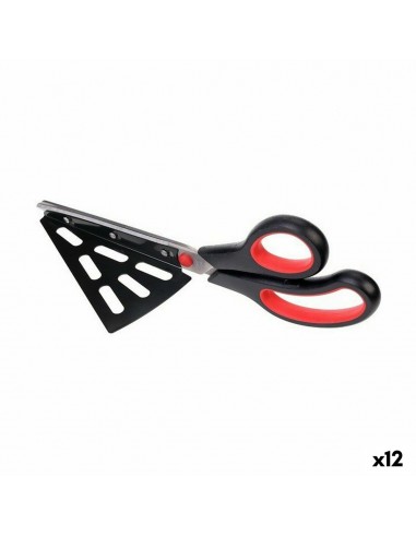 Scissors Pizza Cutter Black Red Metal...