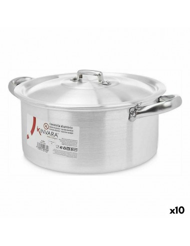 Casserole with lid Silver Aluminium 4...