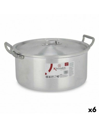 Casserole with lid Silver Aluminium...