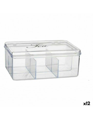 Organiser Tea Plastic 21,5 x 9 x 15...