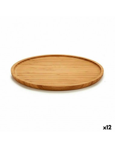 Snack tray Circular Brown Bamboo 30 x...