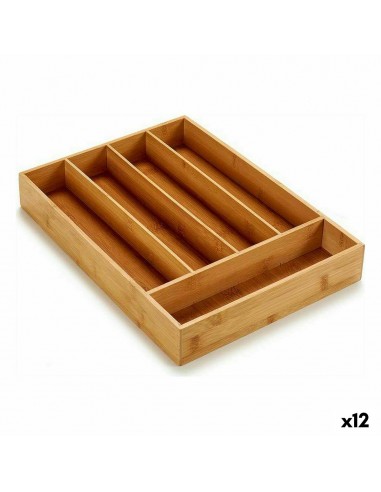 Bestekorganizer Bruin Bamboe 25,5 x 5...