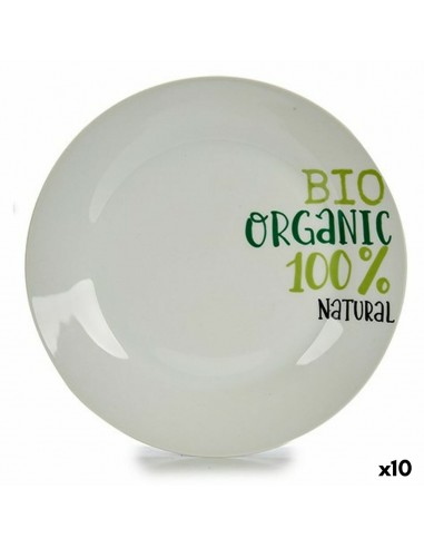 Assiette plate Organic Porcelaine...