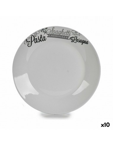 Flat plate Ø 24,4 cm Black White...