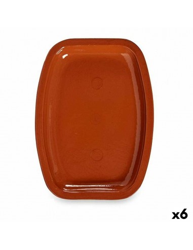 Oven Dish Baked clay 6 Units 26 x 3,5...