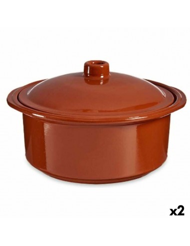 Casserole with Lid Baked clay 3,5 L...