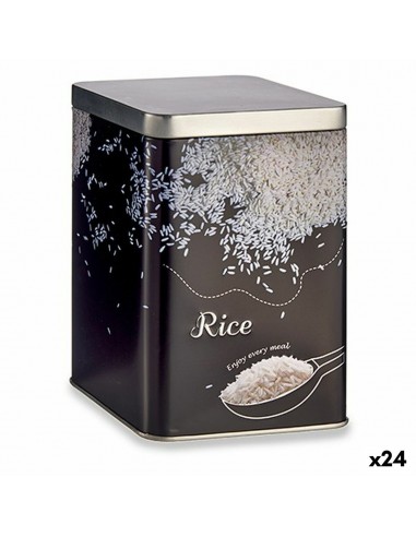 Boîte Riz Noir Métal 1 L (24 Unités)